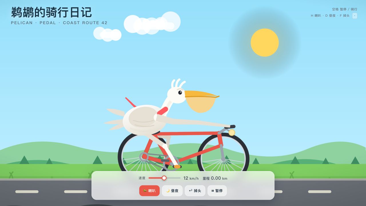 MiniMax M3.1-Flash-Preview 生成的骑行日记网页实际截图